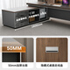Shuxuan (SHUXUAN) boss desk president desk simple modern manager supervisor office desk and chair combination executive desk office furniture 1.8 meters boss desk + side cabinet