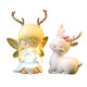 Enchanting cat and deer night lamp desktop decoration girl birthday gift girl high-end feeling to give girlfriend practical gift [yellow] Yilu You night lamp - gift box gift for girls romantic surprise gift