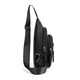 Xiao Anxiong Herren Umhängetaschen Crossbody Body Chest Bag Reisetasche Mode koreanische Version Rucksack Casual Trendy Nylon Stoff Oxford Stofftuch 692 Grau