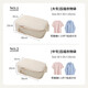 Baicaoyuan Compresser le sac de rangement de voyage comprimé dans les vêtements de sous-vêtements Paquet de bagages sales