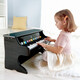 Piano alemán hape colorido piano bebé y niña educación temprana de la educación temprana del juguete educativo entrenamiento de arte de iluminación electrónica 1 de junio regalo del día del niño 25 piano clave, negro e8463