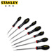 Stanley Drei-Farben Parallel Flat-Schraubendreher 3,5 x 75 mm Haushalt Multifunktionsreparaturschraubendreher 64-983-14