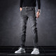 Aemape Jeans Herren Frühling und Sommer neue lässige lange Hosen Herrener locker dicker Stil Vielseitig 606 Grau + 653 Grau 28