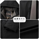 ROMON hooded cotton coat men's jacket 2025 winter new warm plus velvet men's cotton coat men's dad top black 2XL (recommended weight 130-145Jin Jin equals 0.5 kg)