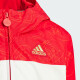 阿迪达斯（adidas）童装新年款中国红拼接运动休闲连帽夹克外套 JF3879红 15天价保