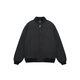 CHINISM CHChichen Basic Bomber Jacket Men's Autumn and Winter Thickened Cotton Clothes American Retro Couple Cotton Clothes Black M