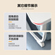 华恺之星笔记本床上电脑桌折叠桌书桌学习桌小桌子BGZ698抽屉白70*48