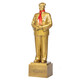 Red Brigade's former capital Chairman Mao statue full body brass home living room decoration bronze statue full body great man crafts ornaments inspirational full body statue of the founding of the People's Republic of China height 32.8CM copper back cover with number
