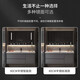 
Huangshengjin smart bathroom cabinet ceramic integrated basin wash basin cabinet bathroom bathroom wash basin cabinet simple wash basin cabinet combination light luxury gray + smart mirror cabinet half + ceramic basin 80cm