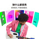 
LAVAGUITAR LAVA ME play smart folk guitar beginner musical instruments for beginners travel self-taught guitar light pink with frost white [with AirFlow piano bag] 36 inches