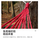 Magic Iron (MOTIE) hammock outdoor camping double canvas hammock curved wood anti-rolling indoor swing widened and thickened 2.5m*1.5m
