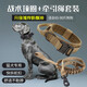 Tanbeiman Dog Collar Medium and Large Dog Tactical Collar Horse Dog German Shepherd Labrador Bulldog Anti-breakaway Anti-explosion Collar Tactical Collar + Traction Rope (Suitable for 65-90 Jin Jin equals 0.5 kg) Upgraded Thickened Anti-explosion Collar