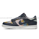 耐克（NIKE）DUNK海军蓝扎染涂鸦复古休闲板鞋童鞋DM1048-400 花色(DM1048-400) 19.5 US4C=10CM