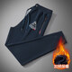 Le coq sportif French big cock sports casual pants spring, autumn and winter new fashion versatile drawstring leg waffle pants navy blue straight plus velvet red and blue triangle white small 2XL recommended 160-180Jin Jin is equal to 0.5 kg