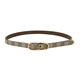 
GUCCI Women's Jackie 1961 Series GG Printed Belt Belt Beige/Ebony 649492 KGD0G 9742 95