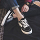 
Huili men's shoes thin canvas shoes men's spring new trendy versatile casual sneakers low top breathable student shoes black 40