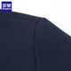 ROMON jacket men's stand-up collar autumn and winter new middle-aged executive cotton and velvet men's jacket men's dad tops navy blue cotton XL (180) (recommended weight 135-150Jin Jin equals 0.5 kg)