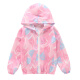 Ropa para niños de la marca Disney Ropa de protección para el sol para niños para niñas chaquetas de verano para niñas ropa de verano de moda ropa de piel con capucha mediana y niños grandes f9930 rosa 150