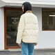 Tambor Down Jacket Women's Short Lapel Korean Style Loose Corduroy Jacket for Women TD236266 Butter Honey 160