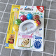Bobbit Bread Superman Newborn Baby Hand-Ringing Sand Hammer Rattle Soothing Toys 0-6-12-month-old Baby Grabs 3 Sand Hammer 1 pair + Rattle + Manhattan Ball No holes