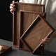 Millennium Lovewood black walnut household tray rectangular snack snack fruit dried fruit tray tea tray TP0246