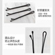 【加粗加厚】一字夹黑发夹发卡发饰U型盘头造型影楼卡子刘海夹 【50支】直型