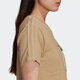 Adidas (adidas) Clover Women's Summer New Sportswear Running Breathable Comfortable Casual Short Sleeve T-shirt H15829 Light Khaki/Short T-shirt S