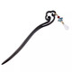 Two generations of happy hairpins for ladies, antique wooden walking tassels, new Chinese style high-end hairpins, solid wood hairpins, simple and modern hairpins