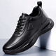 Zhedun Chaussures masculines printemps et été plus Velvet Cotton Chaussures pour le travail masculin Protection de travail imperméable non-glissée Casual Sports Chaussures papa chaussures hommes FH-9902 noir 41