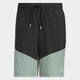 Adidas Shorts Мужские брюки 2025 Летние новые спортивные брюки на открытом воздухе Пятиточечные брюки с плетеной воздухопроницаемые контрастные цветовые сплайки повседневные брюки IP3882 Черный и зеленый xs