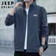 JEEP SPIRIT Jeep jacket men's cardigan sweatshirt men's spring and autumn men's casual loose trendy polar fleece tops