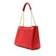 Michael Kors Mike Coles MK Frauenbeutel Schaffell -Kette Einzelschulter -Tasche 30H9GUSL2T 683 rot