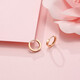 Chao Acer 18K gold rose gold color gold earrings and ear studs birthday gift for women to Jane EEK30008242