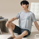 Modal pajamas men's thin summer shorts shorts pure cotton breathable summer outfit soft home clothing 16759 L
