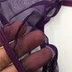 Private Shang Men's Underwear Purple Romantic Transparent Briefs T-Pants Thong One Size 160Jin Jin is equal to 0.5kg within