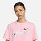 Nike (Nike) Nike féminin à manches courtes de nouveaux vêtements de sport