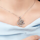 Yuan Shengfu's new PT950 high-quality fashionable platinum flower pendant, versatile platinum pendant, 5.67 grams