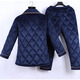 Yanxiang pajamas men's three-layer thickened coral velvet cotton in autumn and winter, middle-aged and elderly warm dad's home clothes winter style 6629 mountain badge XL code (115Jin [Jin equals 0.5 kg]-135Jin [Jin equals 0.5 kg])