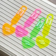 Jaens Fluoreszenzgepäckkartenbox Schild Schild Travel School Creative Gepäckbeutel Anti-Lost Flugzeug Checkout Aufkleber Tag Zubehör Pink Grün gelb Orange Vierfarbpaket