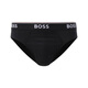 雨果博斯（HUGO BOSS）男士棉质徽标腰带三角内裤三件套装男装礼物男 50495435 967 黑色多色 XS