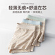 Yashikai 6-Pack 7A-Grad Antibakterielles Unterwäsche-Unterwäsche-Baumwolle undyed bequeme und atmungsaktive flache Ecken für Jungen High-End-Boxer-Shorts 688# Skin Blue + 686# Skin Blue 6 3xl 140-170jin [Jin gleich 0,5 kg]