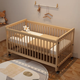 BONLEDI CIRCLE DE BÉCHE FULLE MULTIFUNCTION ÉPLICATION DU METRARME SUPPLÉMENTAIRE MOBILE LIT BÉBÉ BÉBÉ RAPPIERNAINALATIVE COMPRIQUE DE LIEU SÉPLICATION SÉPLICATIQUE + 6 cm Matelas [Coconut Brown * Latex] Longueur 130 cm de large 70 cm (réglable en hauteur)
