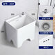 Shantou Lincun balcony mop pool ceramic mop pool household bathroom sink mop mop pool floor-standing mop bucket Elegant white 39 Taiwan-controlled high-foot model