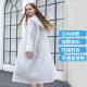 Chidong adult raincoat translucent frosted raincoat cycling poncho mountaineering non-disposable raincoat men and women thickened white