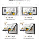 顺吉祥利现代简约电表箱装饰画推拉免打孔客厅多媒体电箱挂画开关餐厅壁画 JD12034福禄双至 50*40cm(遮挡40*30)左推拉黑框