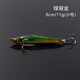 Jamie Luya bait set sinking pencil Mino fresh water far-sea light and shiny mouth specializing in killing sea fishing bass red tail fake bait simulated and imitation bait 17g 5 packs [5 different colors] can be noted color