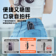 Rtako sales NO.1] Super mini selfie stick 2025 new mobile phone telescopic tripod stable travel selfie artifact 360 degree rotating multi-function portable desktop anti-shake remote control Black 1.1 meters [detachable | triangle support | horizontal and vertical shooting] + Douyin remote control