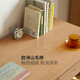 Genji Muyu solid wood computer desk simple desk log desk small apartment study desk writing desk small desk solid wood color desk (1000*560*760m) with drawer