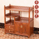 Zhaizangju Gabinete para té Gabinete para té Gabinete de almacenamiento de madera maciza Estante de almacenamiento para sala de estar Sofá Gabinete lateral Aparador pequeño Gabinete para vino Mesa de té Gabinete auxiliar C Color rosa claro (80 * 35 * 88) No requiere instalación