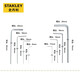 Stanley (STANLEY) household 8-piece set metric mini hex wrench 0.7-4mm combination set screwdriver STMT94553